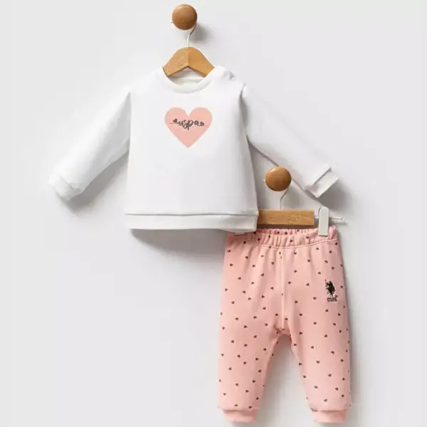 U.S. Polo 2li Takım Beyaz