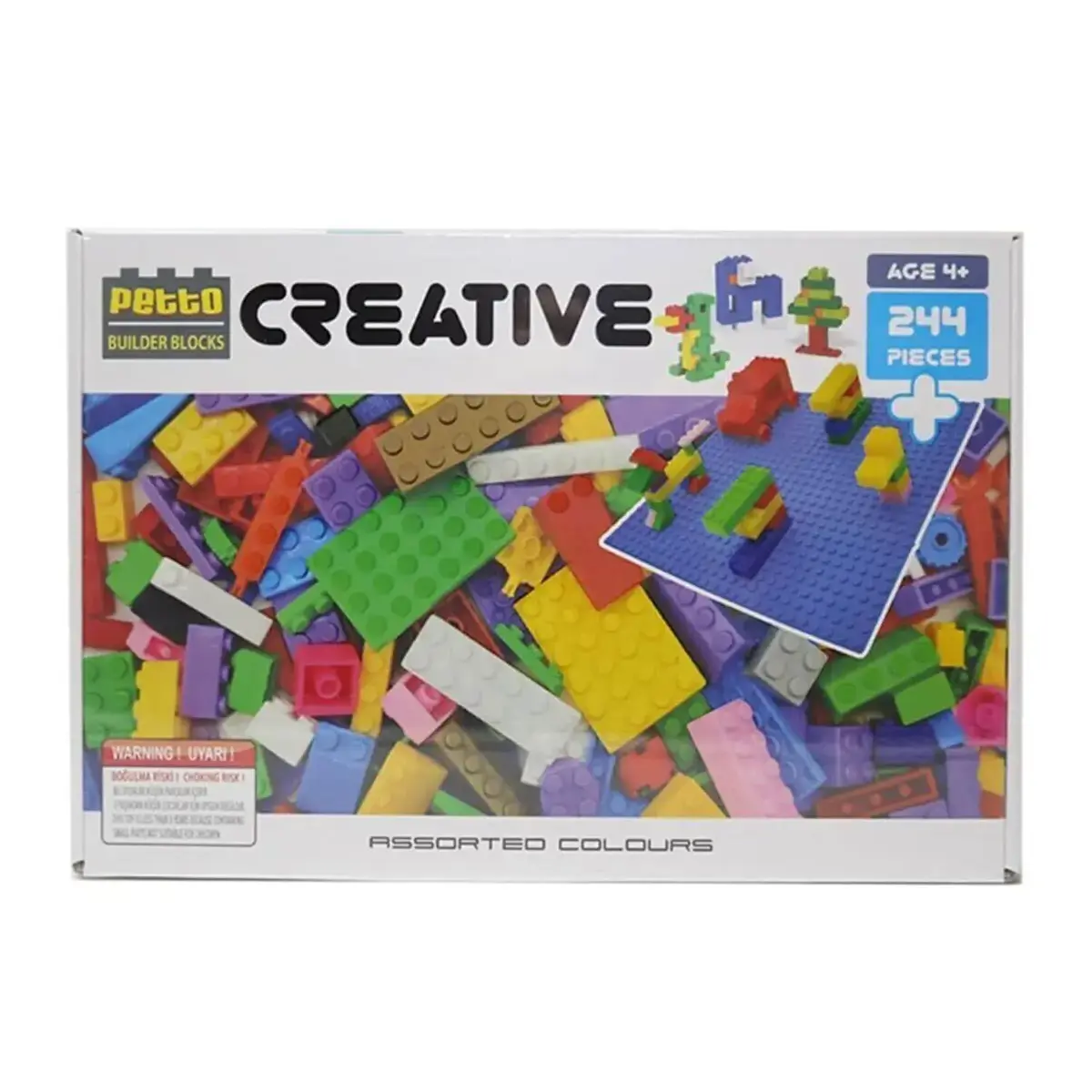 Petto Builder Blocks 244 Parça+1 Taban