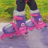 Ayarlanabilir Dönüşen Tekerlekli 2 IN 1 Twisty Paten Mor