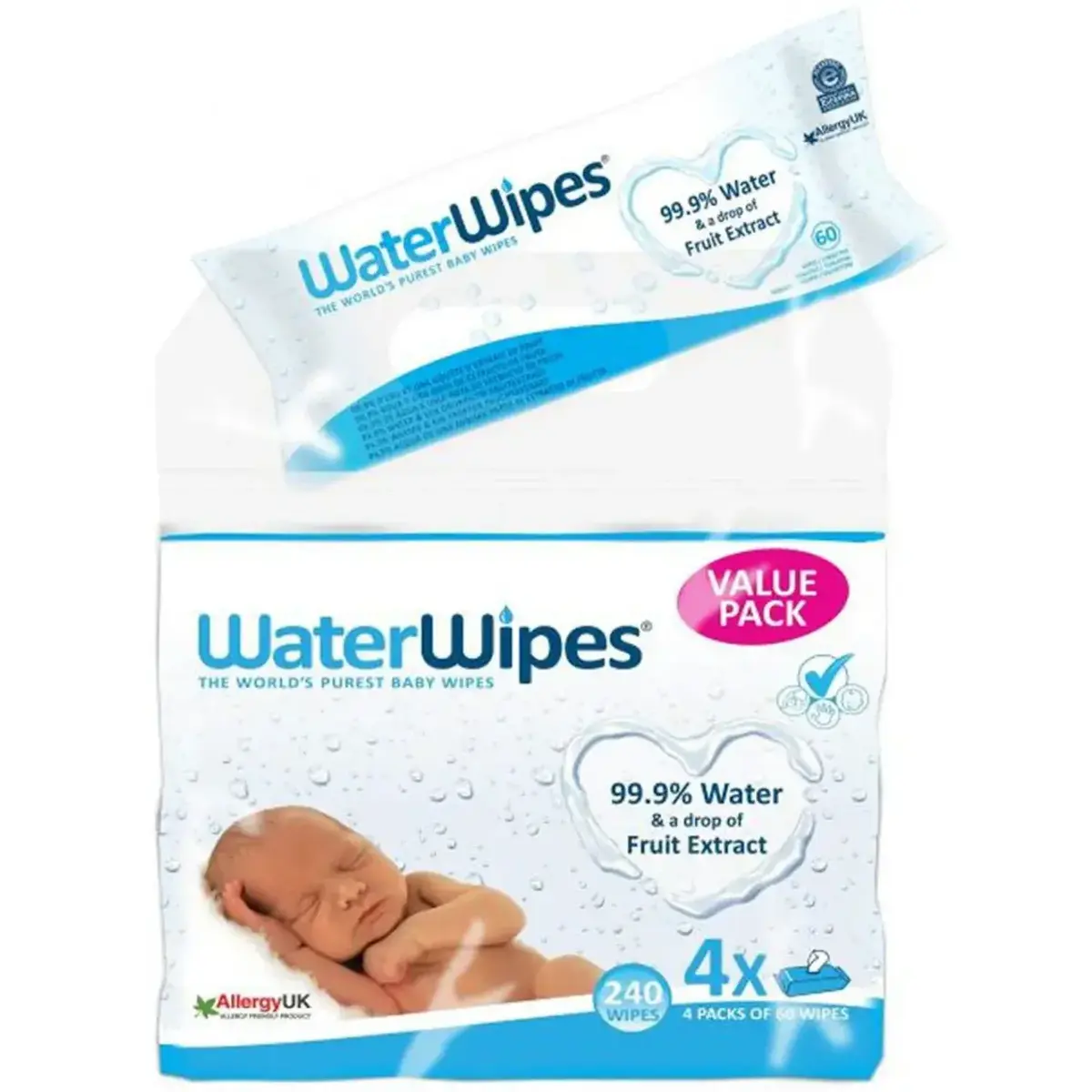 WaterWipes Bio Islak Mendil 4x60lı