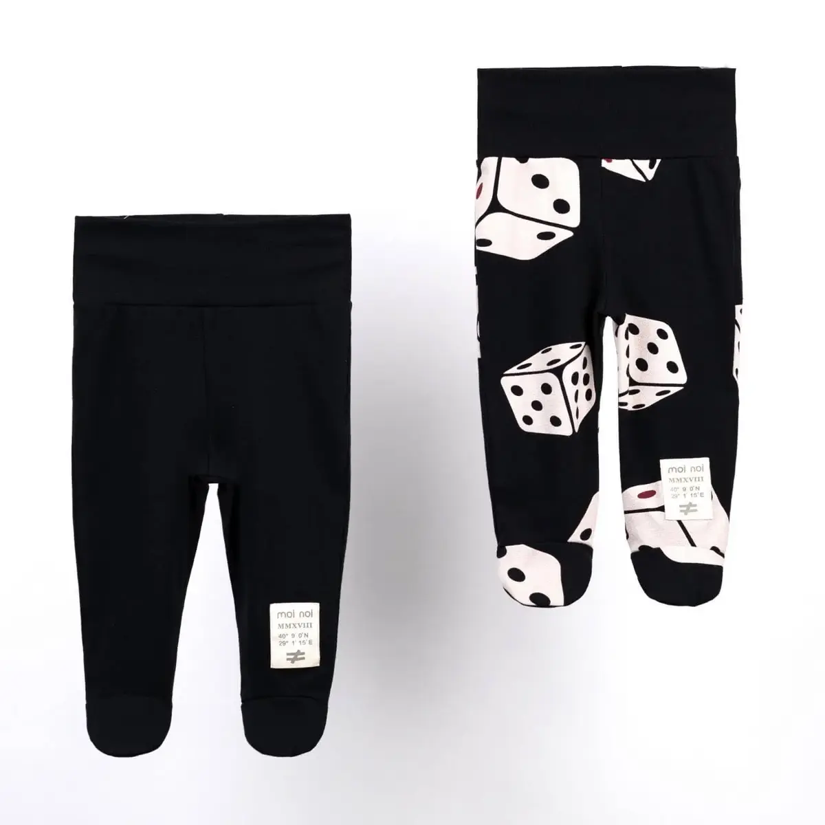 Moi Noi Pantolon Patikli 2li Siyah