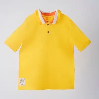 Moi Noi T-Shirt Polo Yaka Sarı