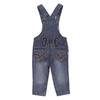 Overdo Salopet Kedi Nakışlı Mavi Denim