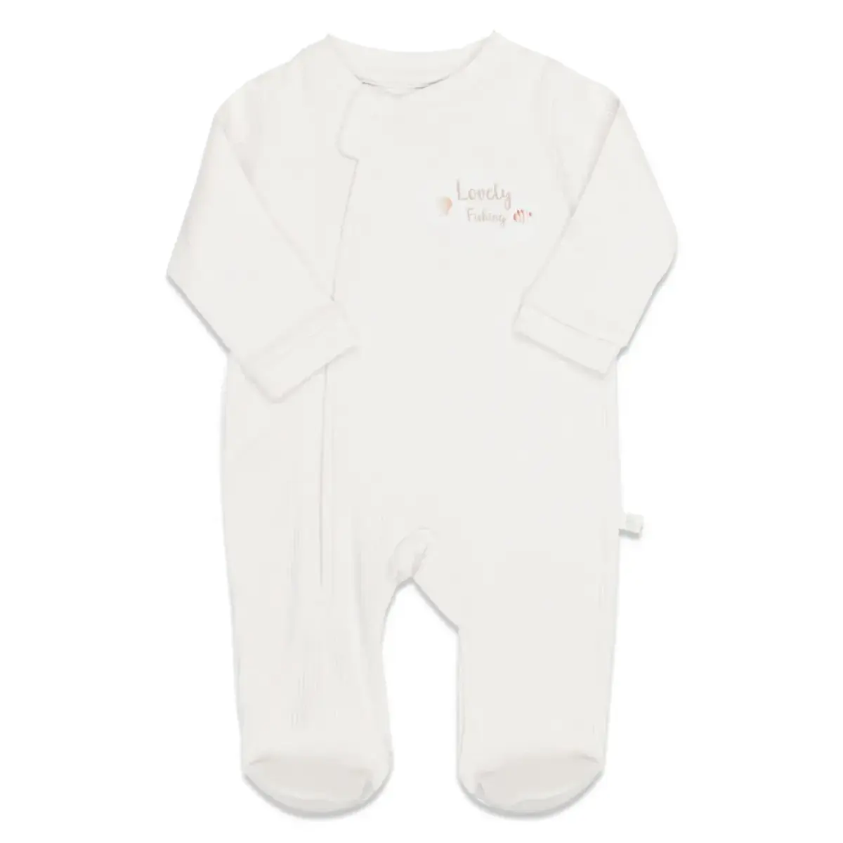 Bistyle Tulum Fermuarlı Modal Lovely Fishing Ekru