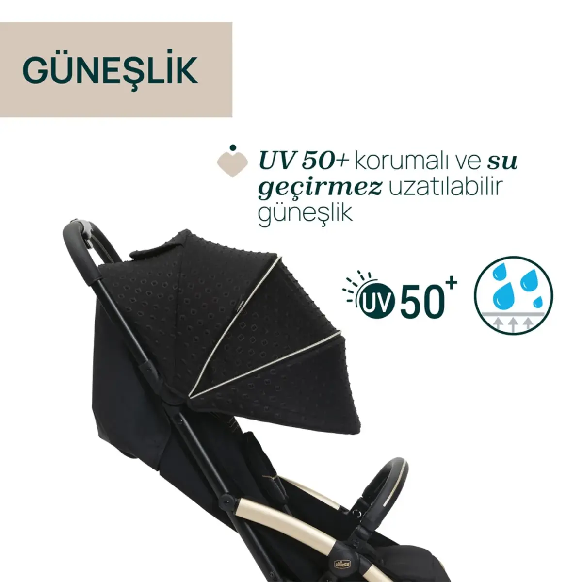 Chicco Goody XPlus Kabin Bebek Arabası Black Re_Lux