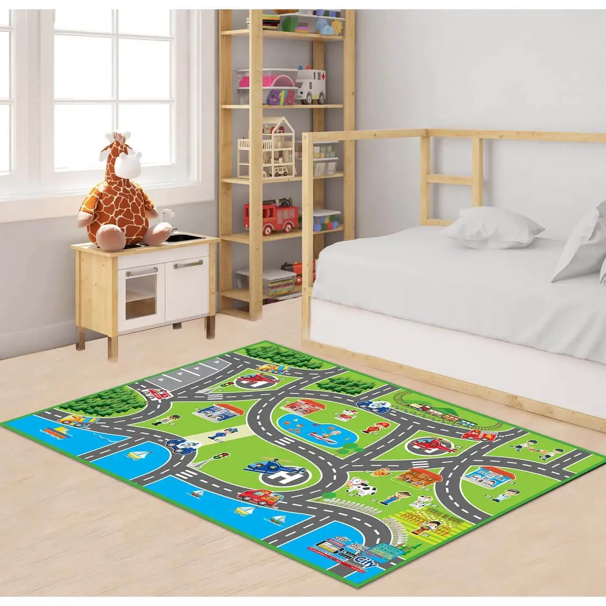 Akar Oyun Halısı Şehir 100X150cm Akar Oyun Halısı Şehir 100X150cm