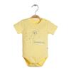 Bibaby Organik Body Fly Dandelions Sarı - Ekru