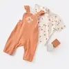Bibaby Organik Salopet Tulum Summer Fruit Light Cream - Caramel