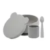 OiOi Blw Beslenme Seti Kaseli Powder Grey