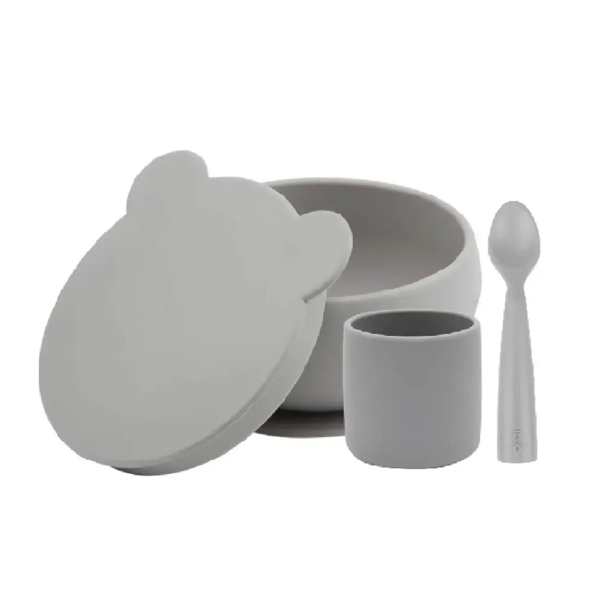 OiOi Blw Beslenme Seti Kaseli Powder Grey