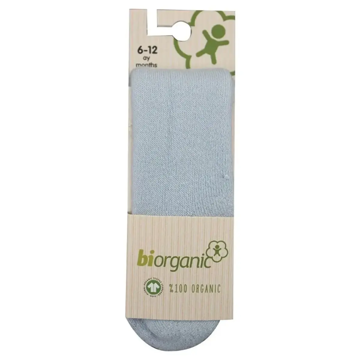 Bibaby Organik Çorap Külotlu Havlu Basic Mavi