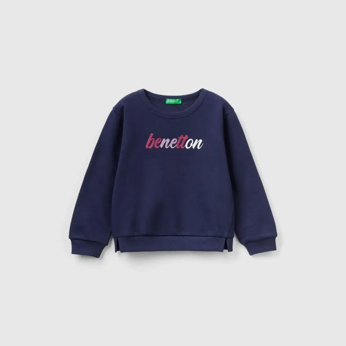 Benetton Sweatshirt Bisiklet Yaka Lacivert Benetton Sweatshirt Bisiklet Yaka Lacivert