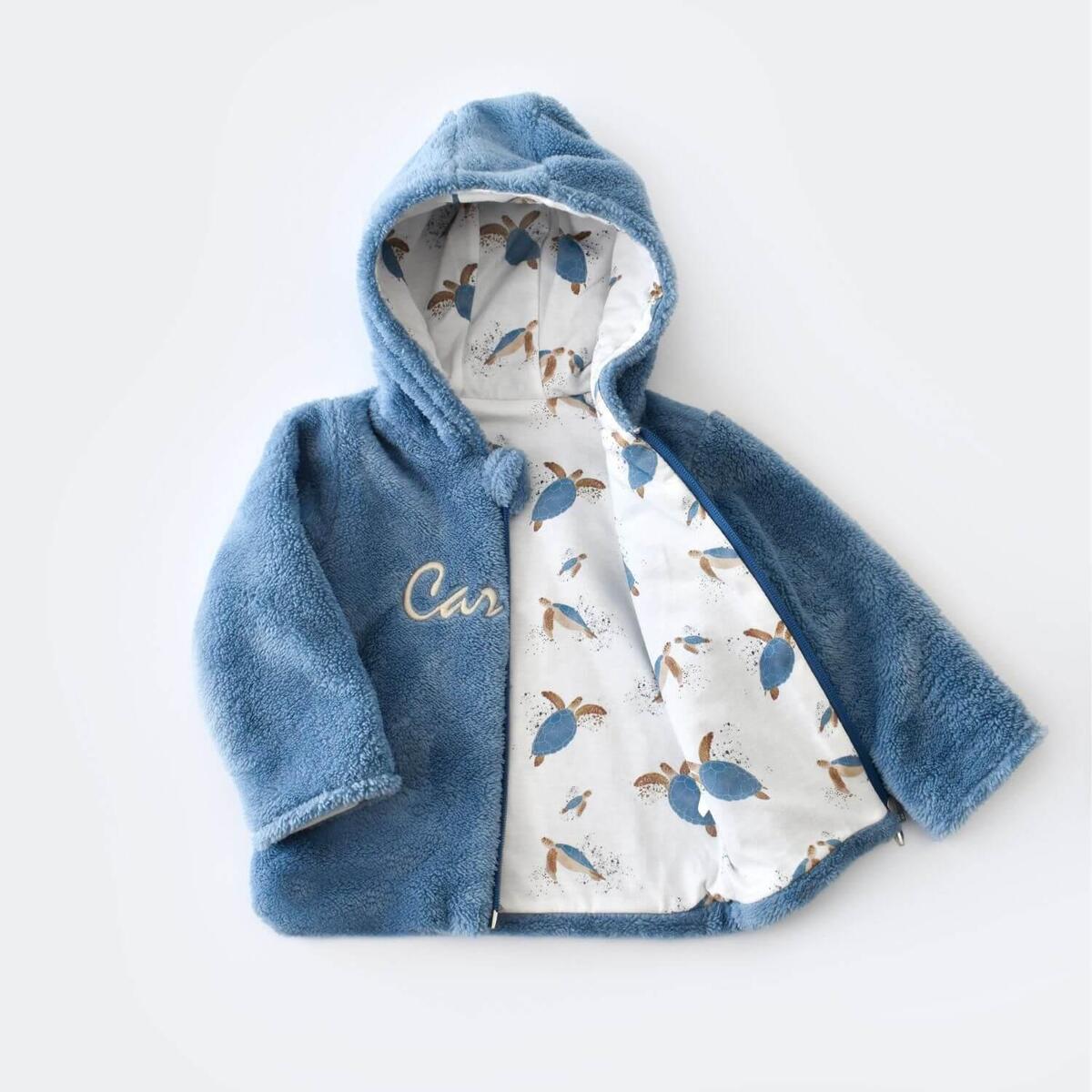 Bibaby Organik Hırka Welsoft Caretta In Live İndigo
