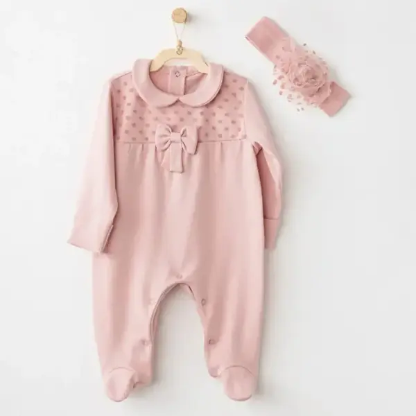 Andy Wawa Tulum Bant Takım Little Leopard Pembe