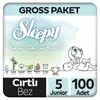 Sleepy Bebek Bezi Bio Natural 5 Numara Junior 100lü Gross Paket