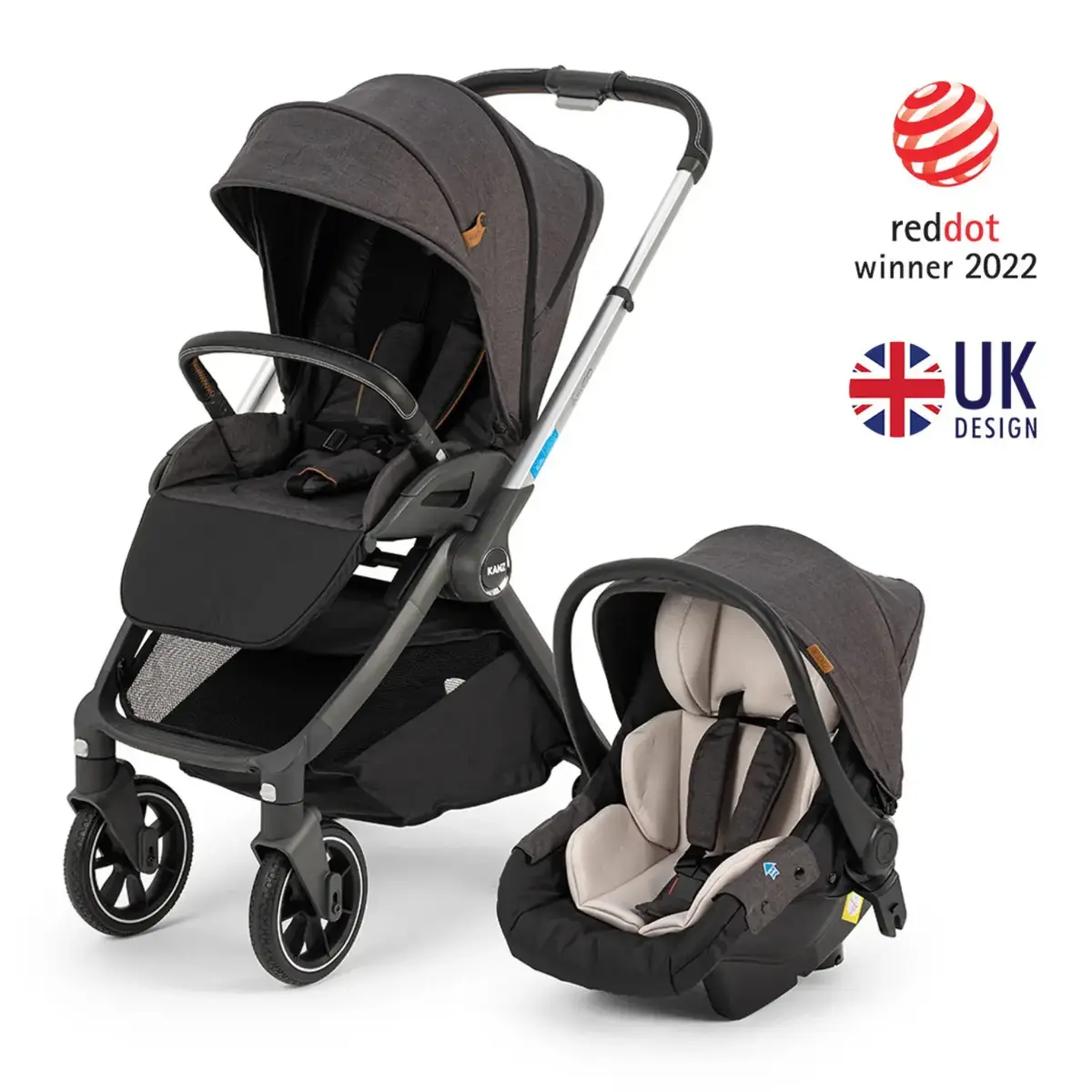 Kanz EasyGo Travel Sistem Bebek Arabası Siyah