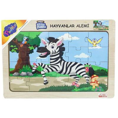 Playwood Ahşap Eğitici Puzzle Hayvanlar Alemi