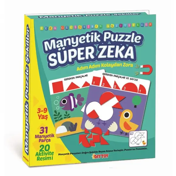 Manyetik Puzzle Süper Zeka