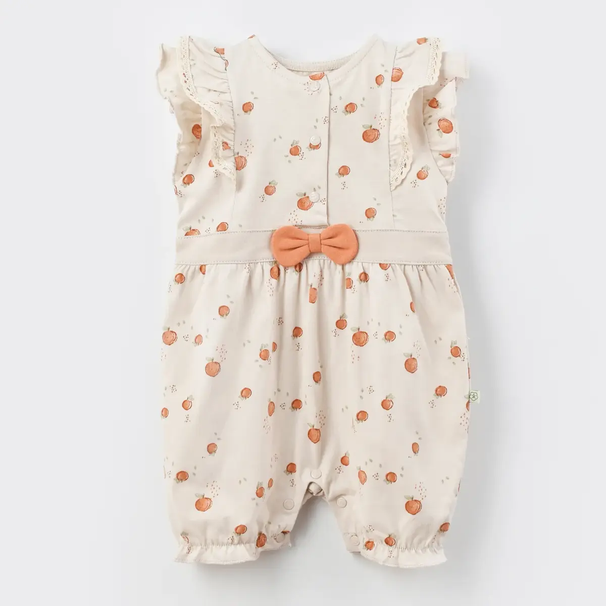 Bibaby Organik Tulum Şortlu Summer Fruit Light Cream
