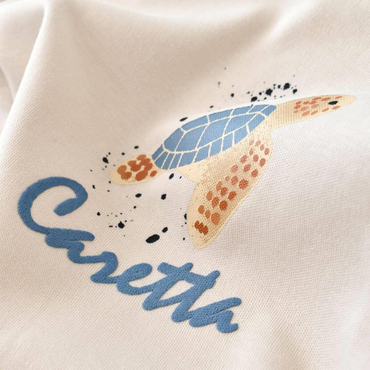 Bibaby Sweatshirt Organik Caretta In Live Taş