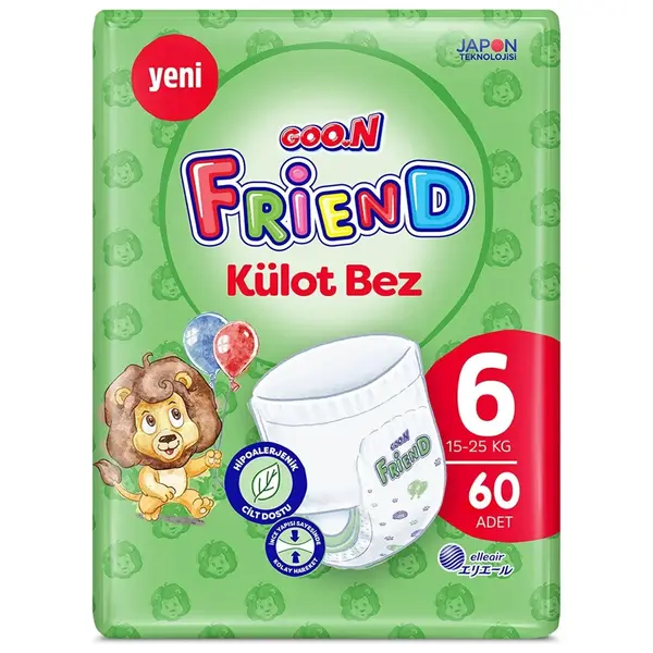 Goon Friend Külot Bez 6 Numara Jumbo 60lı