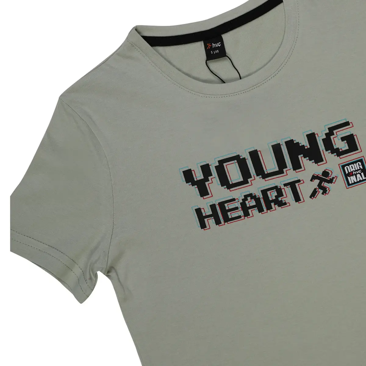 Hvc T-Shirt Young Baskılı Yeşil