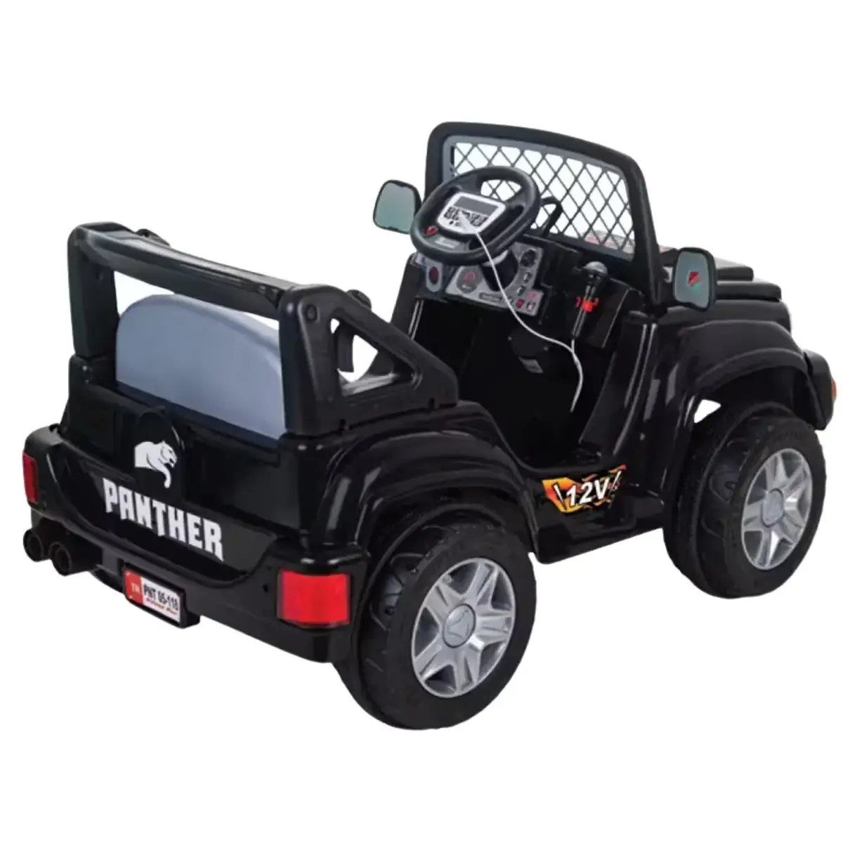 Pilsan Panther Akülü Araba Kumandalı 12 Volt Siyah