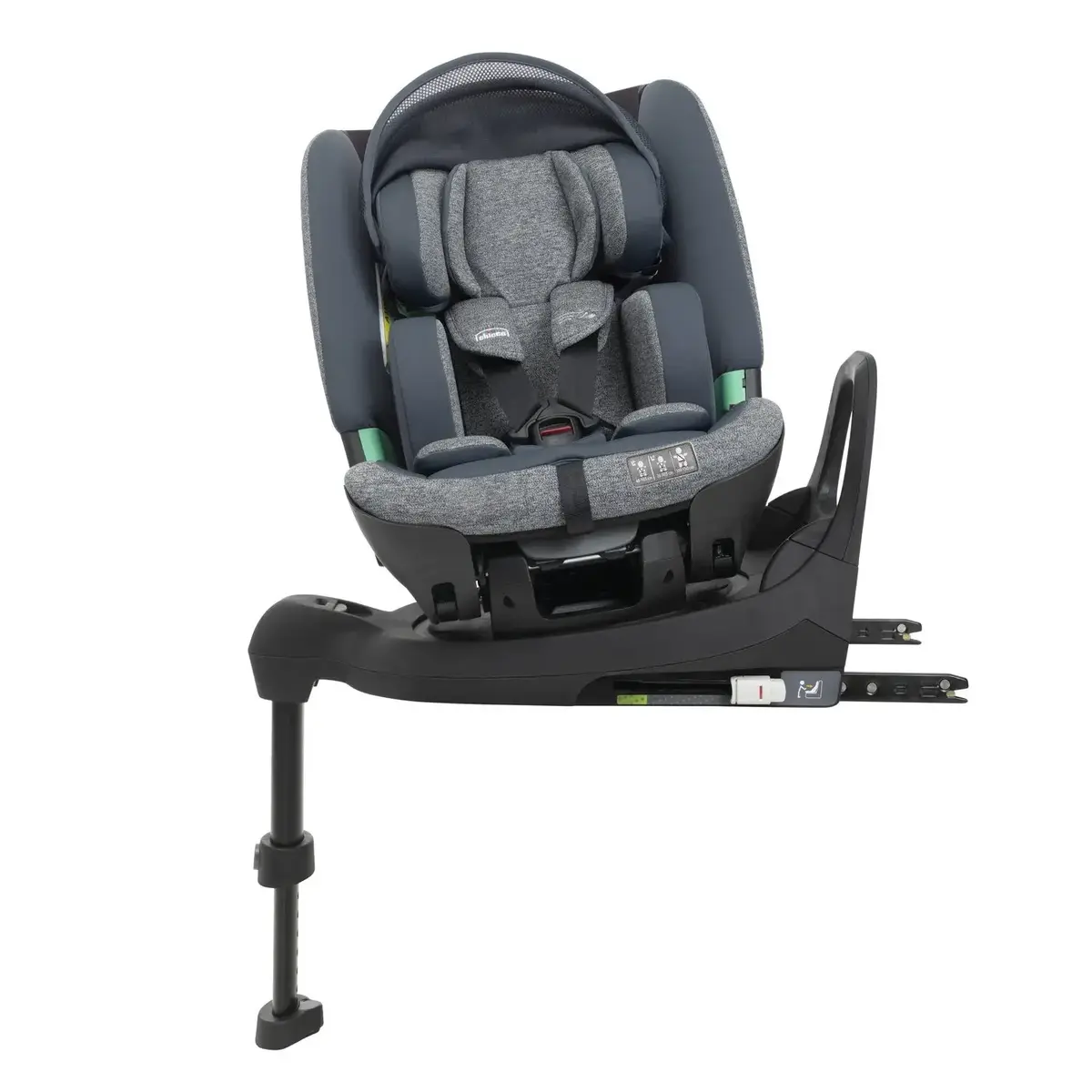 Chicco Bi-Seat Air Bazalı Oto Koltuğu 0-36 Kg Graphite
