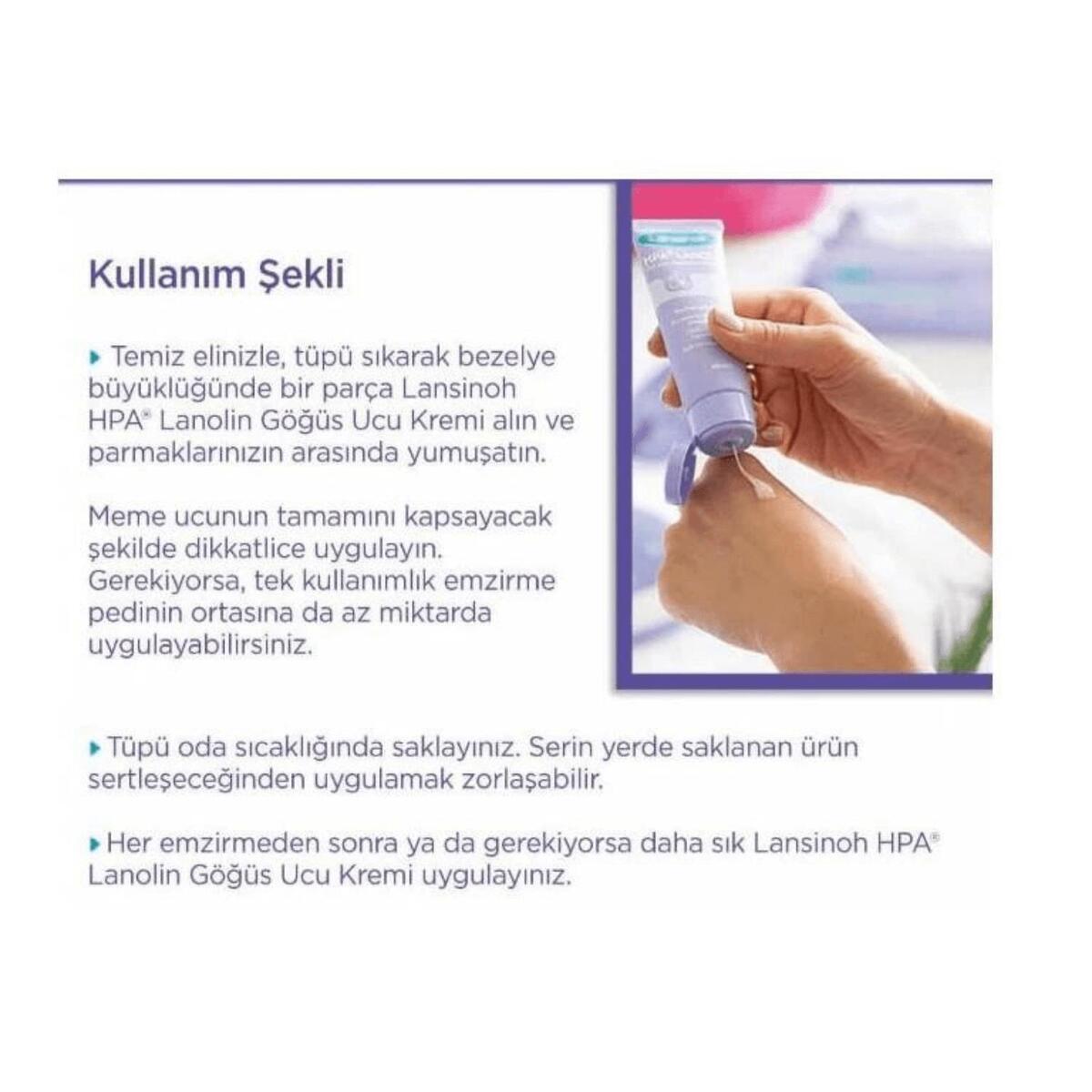 Lansinoh Lanolin Göğüs Ucu Kremi 40 ml x 3 Adet