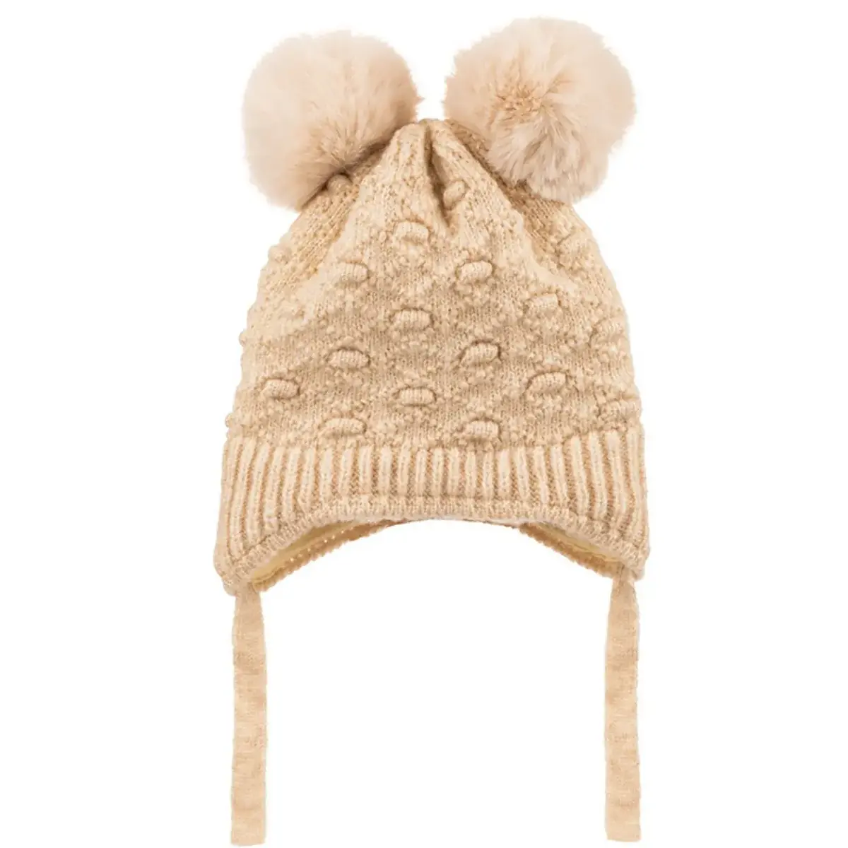 Kitti Eldiven Atkı Bere Takım 1-4 Yaş Açık Bej Asortili