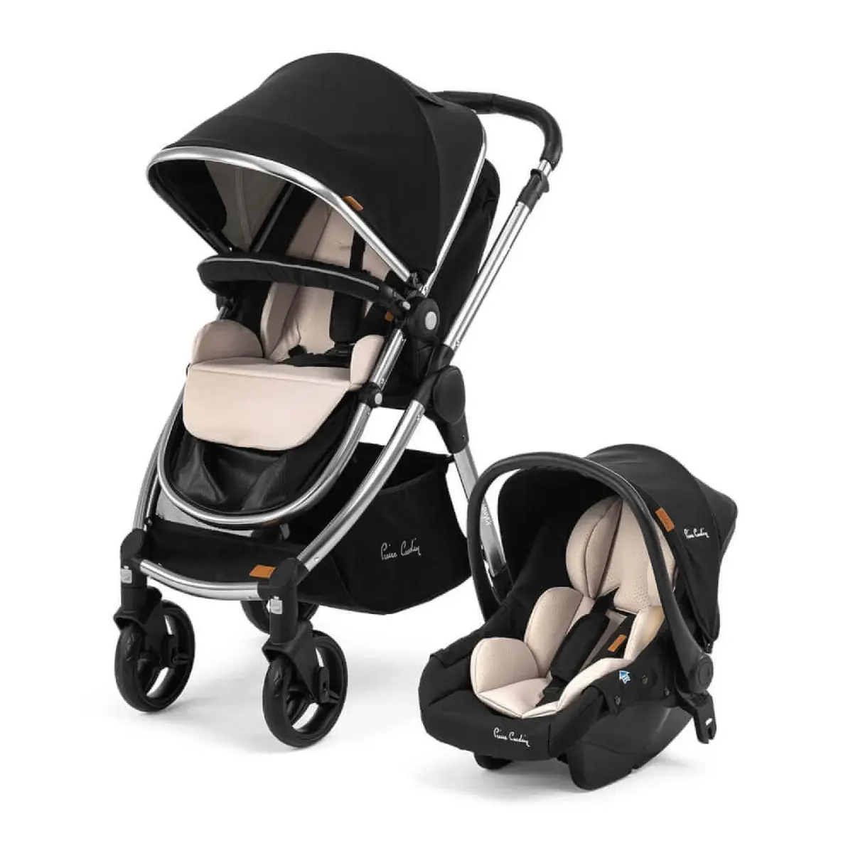 Pierre Cardin Voyager Travel Sistem Bebek Arabası Siyah Pierre Cardin Voyager Travel Sistem Bebek Arabası Siyah