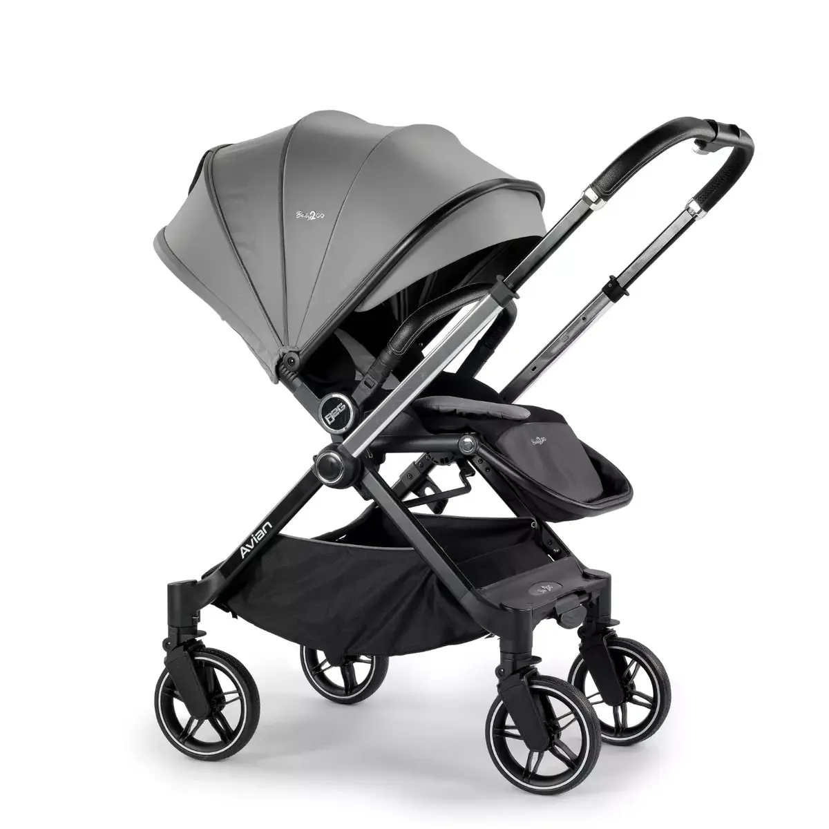 Baby2Go Avian Travel Sistem Bebek Arabası Gri