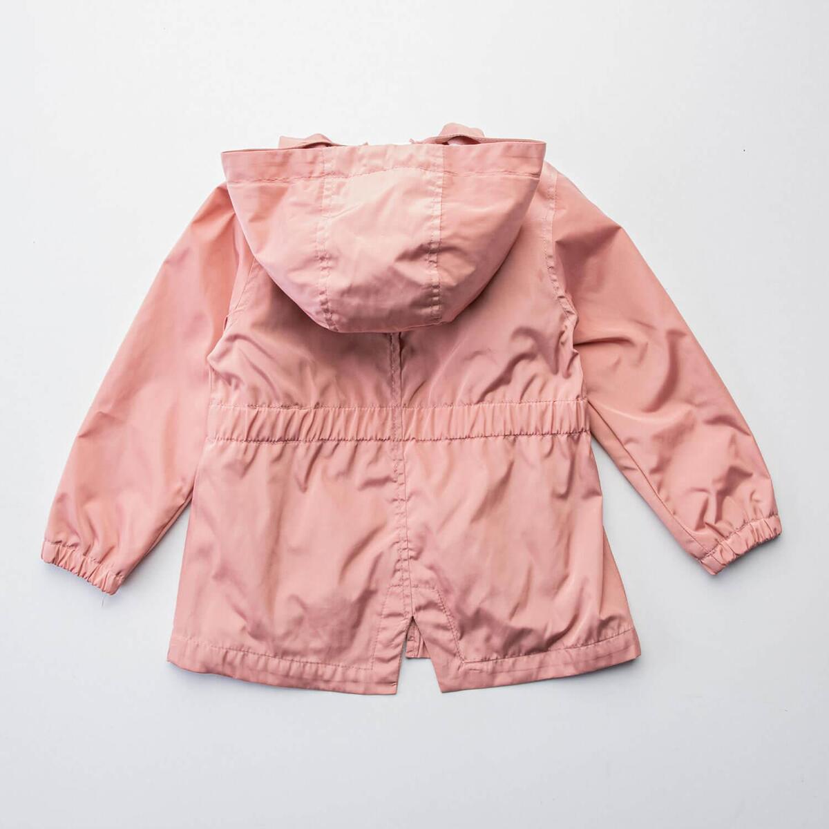 Midimod Yağmurluk Ponponlu Pembe