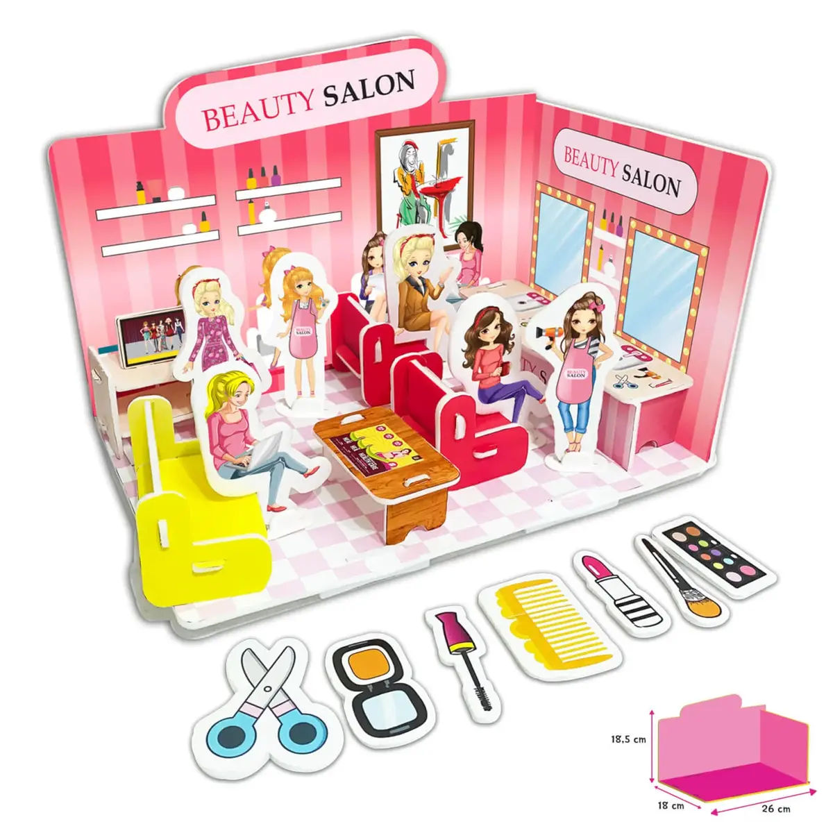 Akar Moods Güzellik Salonu 3D Maket Akar Moods Güzellik Salonu 3D Maket