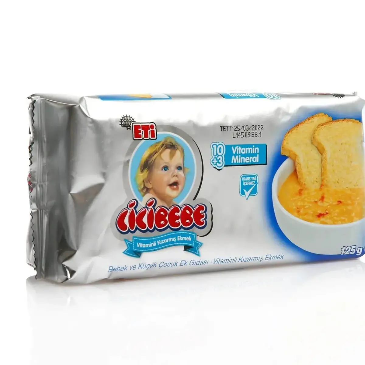 Eti Cicibebe Vitaminli Ekmek 125 gr