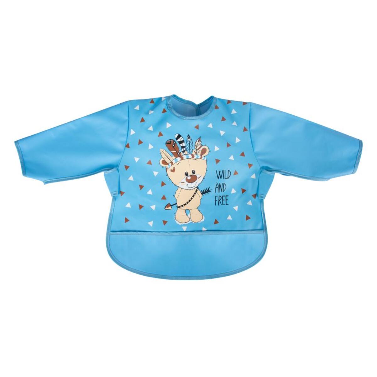 Sevi Bebe Kollu Muşamba Önlük Ayıcık