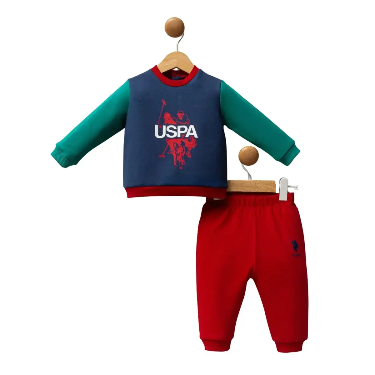 U.S. Polo 2li Takım Koyu İndigo Yeşil