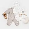 Bibaby Organik Zıbın Takımı Curly Sheep Prematüre Bej