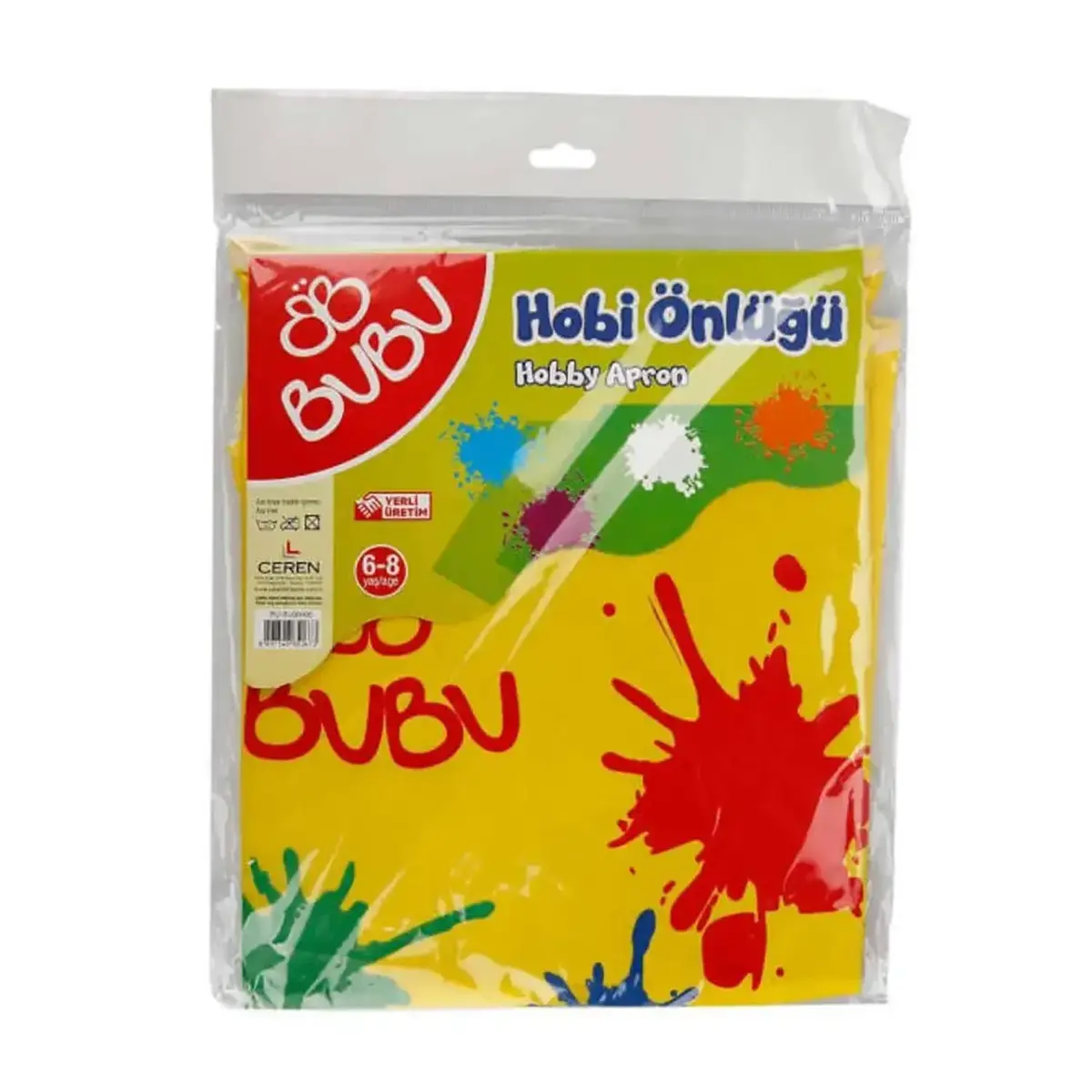 Bu-Bu Önlük 6-8 Yaş  Su Geçirmez