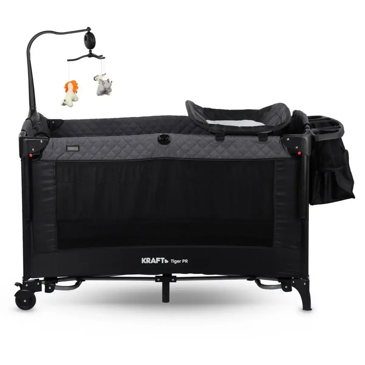 Kraft Tiger Pr Anne Yanı Oyun Parkı 70x120 cm Dark Grey