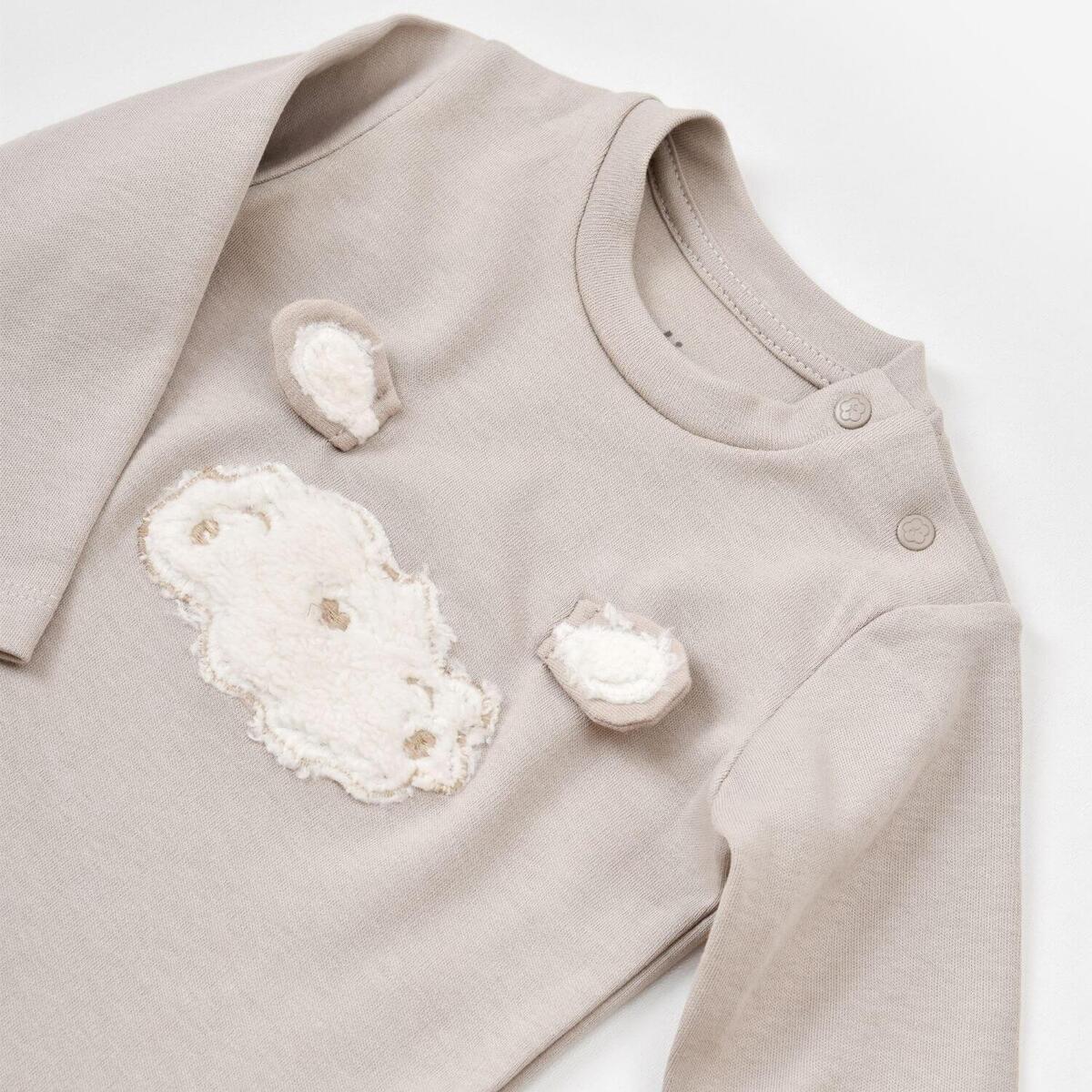 Bibaby Organik 2li Takım Curly Sheep Bej