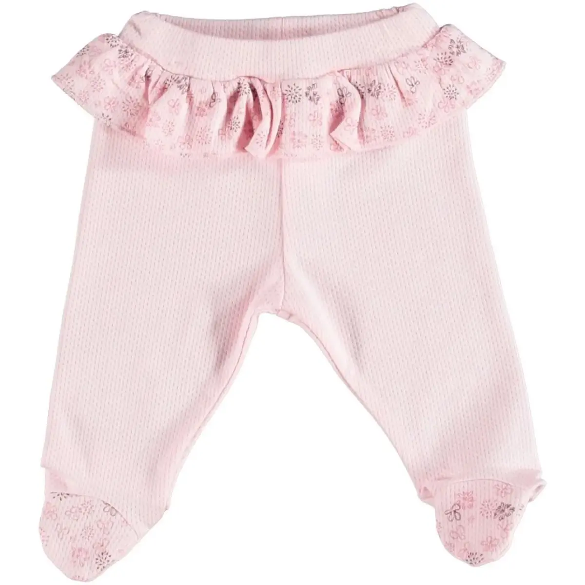 Bibaby Tek Alt Patikli Pink Clover Pembe