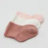 Bistyle Soket Çorap Penye 3lü Cherry Girl Pudra - Ekru - Pembe