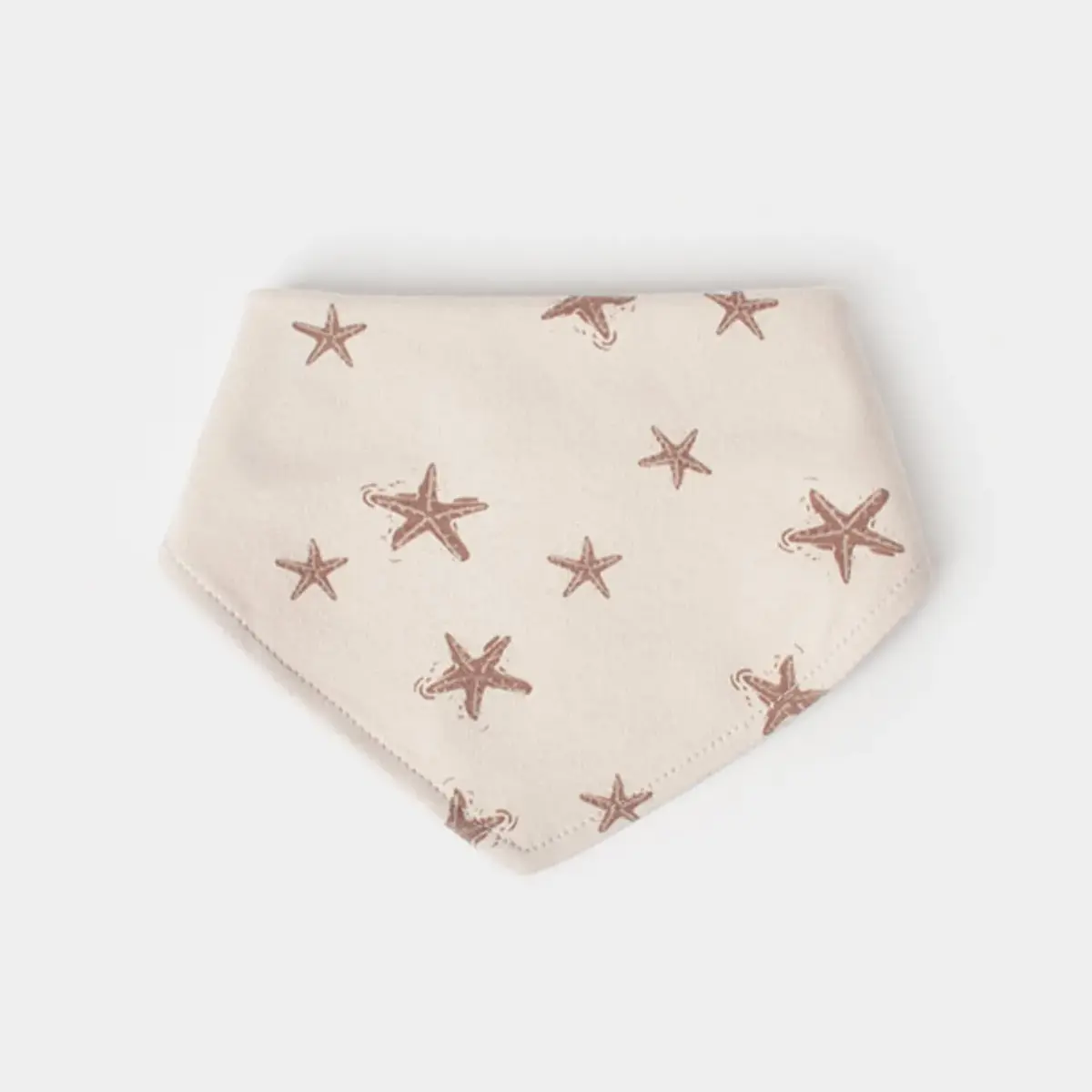 Bibaby Organik Fular Önlük 2li Magic Starfish Latte