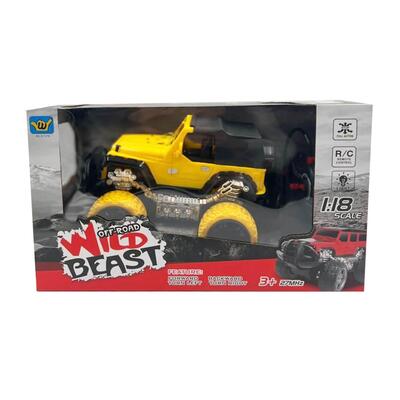 Uzaktan Kumandalı Off-Road Aracı Sarı 1/18