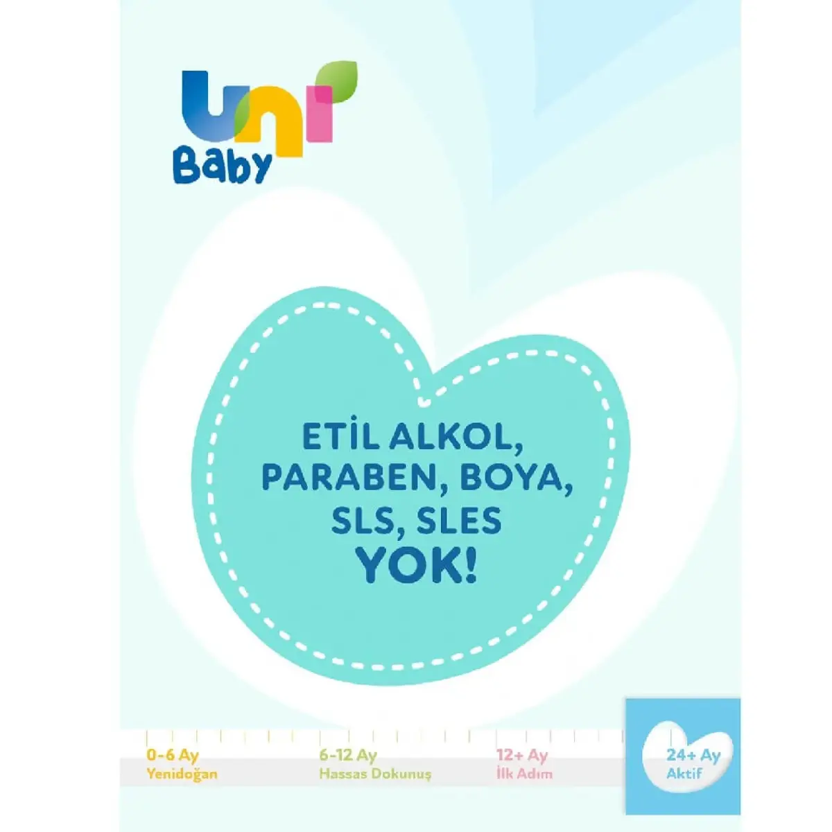 Uni Baby Aktif Simple Clean Islak Mendil 3x52li 24+ Ay