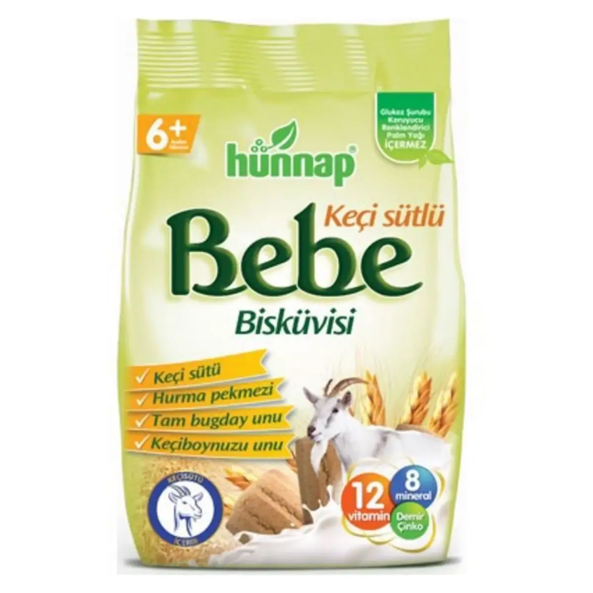 Hünnap Keçi Sütlü Bebek Bisküvisi 200 gr