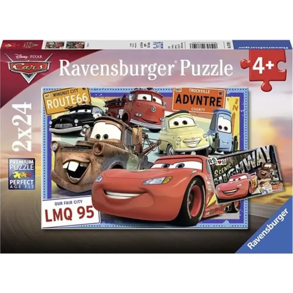 Ravensburger Wd Cars Puzzle 24x2 Parça