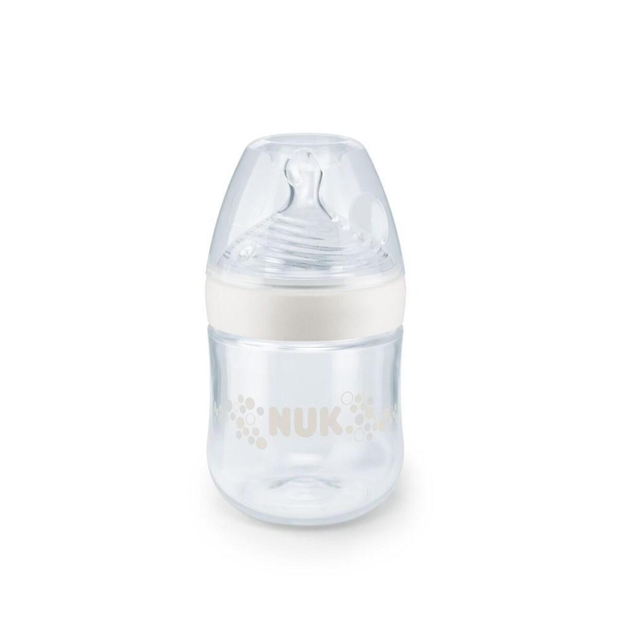 Nuk Silikon Emzikli Nature Sense PP Biberon 150 ml Mavi