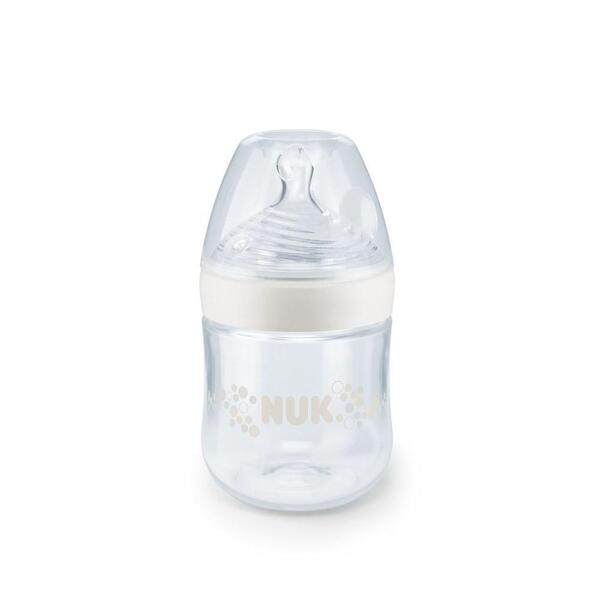 Nuk Silikon Emzikli Nature Sense PP Biberon 150 ml Mavi